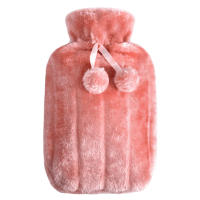 Funda De Botella De Agua Caliente De 2L De Goma Invierno Calentador De Manos Y Pies Resistente a Explosiones Cubierta De Peluche Para Botella De Agua Caliente - details 3