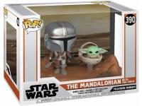 Funko Mandalorian y Grogu Baby Yoda Child  370 Mando Moment   Star Wars Funko Pop - details 1