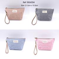 Bagsgarden Neceser pequeño Impermeable de vichy - Bolsa de Viaje de Gran Tamaño para Artículos de Aseo - details 4
