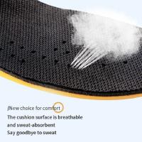 Almohadillas De Aumento De Altura Invisible Para Hombres Y Mujeres Antideslizantes Absorbentes De Choque Transpirables Para Cuidado De Los Pies Color Amarillo - details 5