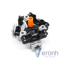 Kit De Bloques De Construcción MOC 3 Cilindros Motor Radial Compatible Con PF Piezas Técnicas De Artesanía Para Niños Y Adultos - details 1