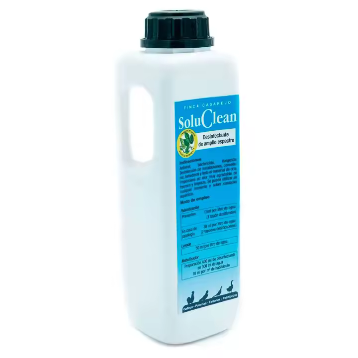 Desinfección de Gallineros FINCA CASAREJO - Soluclean Producto Natural - 250ml / 1L / 5L - 1