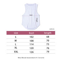 Camiseta Deportiva Sin Mangas Para Hombres Secado Rápido Transpirable Para Correr Entrenamiento Maratón Fitness Vest Top - details 1