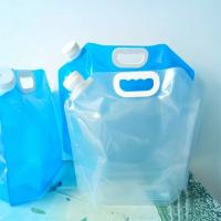 Botella De Agua Plegable De 10L Para Camping Al Aire Libre Senderismo Emergencias Y Sobrevivencia Bolsa De Almacenamiento De Agua - details 1