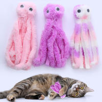 Juguete Para Gatos Pulpo Mordedor De Crecimiento Para Gatos Jóvenes Juguete De Peluche Suave Para Mascotas Producto Cross-border - details 0