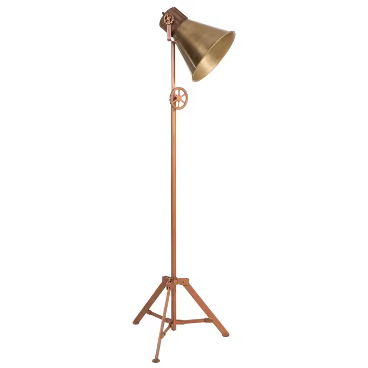 Lámpara de pie de metal cobrizo 47x47x163 - 1