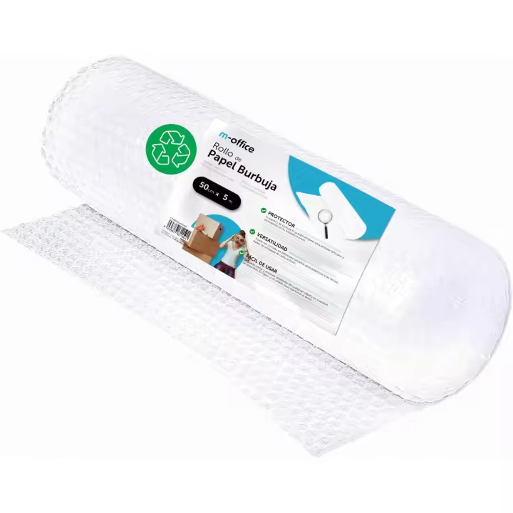 m-office Rollo Plástico de Burbujas para Mudanza y Embalaje - 1
