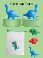 Juguete De Dinosaurio Para Niños Con Cesta De Almacenamiento Juego Educativo Montessori Aprendizaje Por Conteo Para Bebés Y Niños Pequeños - details 4