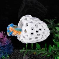 Cueva Miniatura Para Acuario Pequeño Hogar De Camarones Betta Escondite Para Peces Decoración Acuática Protector De Nidificación De Camarones - details 3