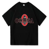 Camiseta De Algodón 100% Para Hombre OLYMPIA Verano 2023 Estilo Casual Cuello Redondo Alta Calidad Tops Clásicos Para El Gimnasio - details 16