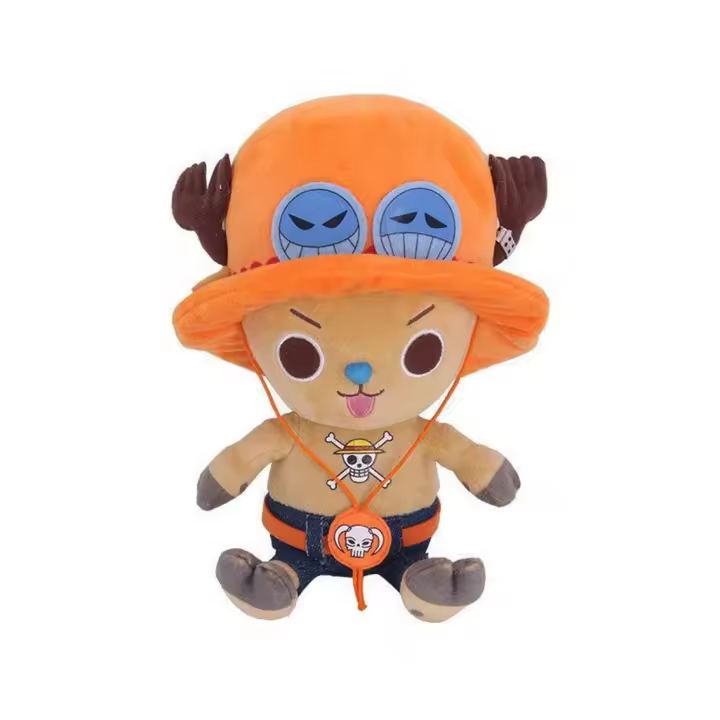 Peluche sakami one piece chopper x ace 20 cm - 1