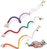 3 Piezas Hierba Gatera Juguete,Juguete para Gatos Cuerda para Morder,Masticar Palos Gato,Juguete Cuerda Gato,Cuerda Dental para Gatos,para Limpieza de Dientes,Dentición - details 2
