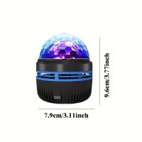 Proyector De Galaxia Estelar LED RGB Con Control Remoto Inteligente Aurora Lumínica USB Para Decoración De Dormitorio Y KTV Rotación Automática - details 2