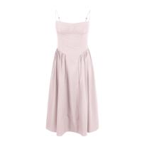 Vestido Midi Elegante Y Delgado Sin Espalda Para Mujer Vestido De Fiesta De Verano Elegante Con Suspensión Sólida Vestidos Para Mujer - details 24