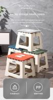 Taburete Plegable Para Exteriores Portátil De Plástico Pequeño Para Camping Pesca Y Niños Regalo De Banqueta Moderna Estilo Europeo - details 5