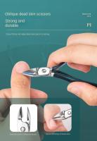 Nuevo Set De Tijeras Para Uñas De Acero Inoxidable Con Estuche Portátil Herramienta De Aseo Para Hombres Y Mujeres Verde - details 6