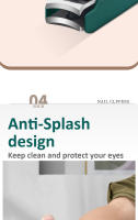 Tijeras De Uñas Coloridas Anti-salpicaduras Con Diseño Desmontable Herramienta De Manicura De Acero Inoxidable Para Uñas De Los Dedos Y Pies - details 4
