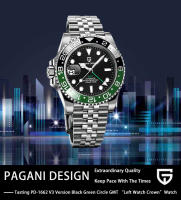 Reloj Mecánico Para Hombre PAGANI DESIGN 2025 PD-1662 Resistente Al Agua 100M Cristal De Zafiro GMT Con Coronación De Mano Automática Y Múltiples Zonas Horarias - details 10
