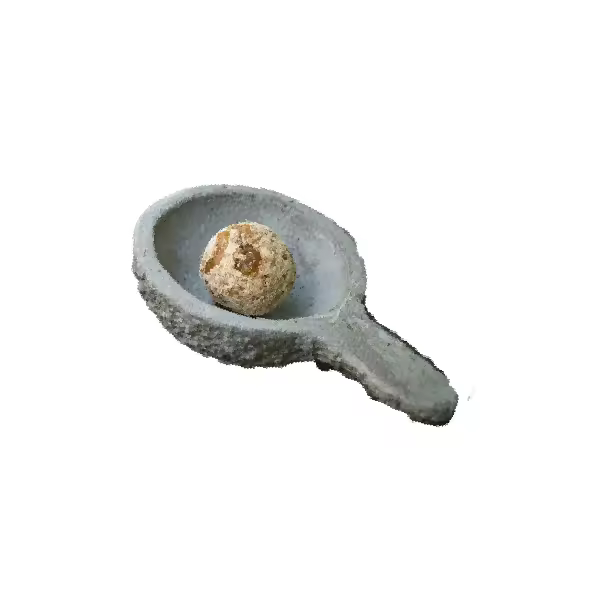 INCIENSOSHOP - Sahumador de Cemento en Tamaño Chico para Purificación y Aromaterapia adecuado para quemar bombas de defunción - 1