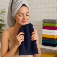 Pack 6 Pack 12 Toallas Pequeñas 30x50cm Algodón 450g/m² – Tollas de Cara - Toallas de Bidet - Suaves y Absorbentes – Toallas de Cara, Aseo o Invitados – Hogar, Hotel Apartamento Turístico o SPA – Calidad Premium - Larga Duración - details 0