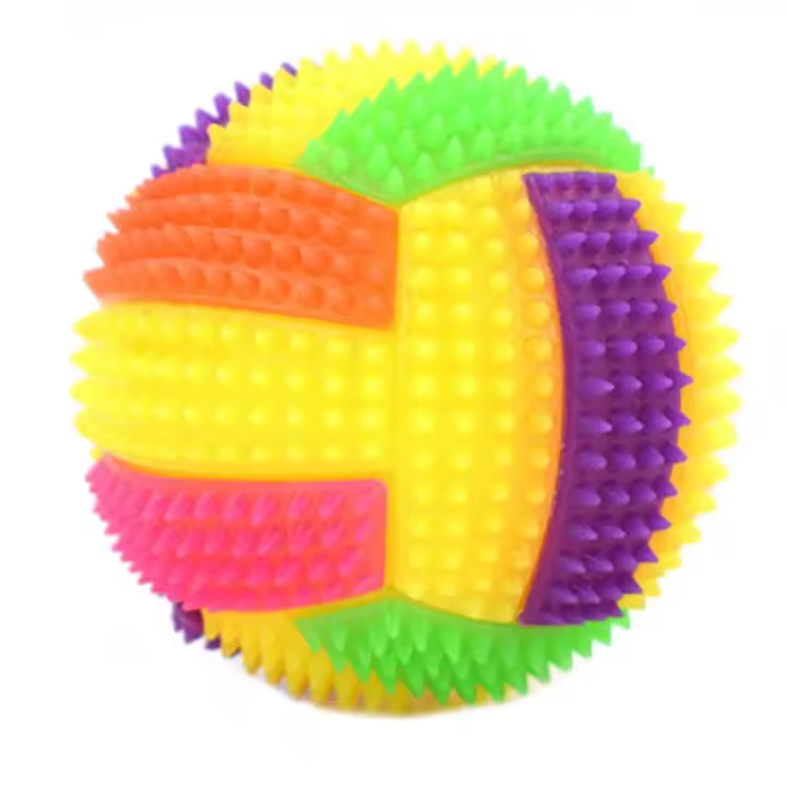 Juguetes Interactivos Para Perros Pequeños Bola Luminosa Elástica Colorida Entrenamiento Tiro Juguete Para Mascotas - 1