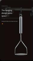 Triturador De Papas De Acero Inoxidable Resistente Máquina De Molienda Manual Para Cocina - details 9