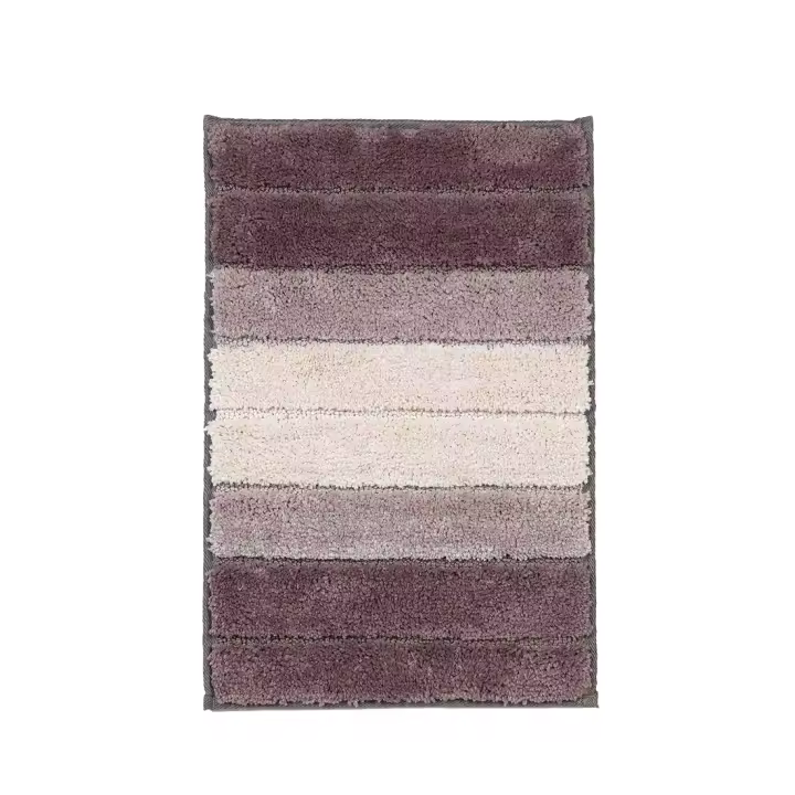 Acomoda Textil – Alfombra de Baño Suave y Absorbente para Ducha 40x60 cm. Alfombrilla de Pelo Gruesa y Antideslizante de Bañera Lavable y Cómoda. - 1