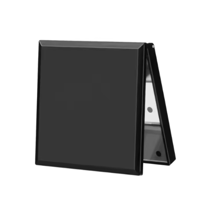 Espejo De Maquillaje Portátil Con 6 Luces Magnificador Doblegable Para Viajes Rosa Negra Blanca Espejo De Cosméticos Vanity - 1