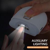 Afeitadora Eléctrica Portátil Con Iluminación Auxiliar Mini Herramientas De Manicura Para Adultos Y Niños Cortador De Uñas Automático - details 1