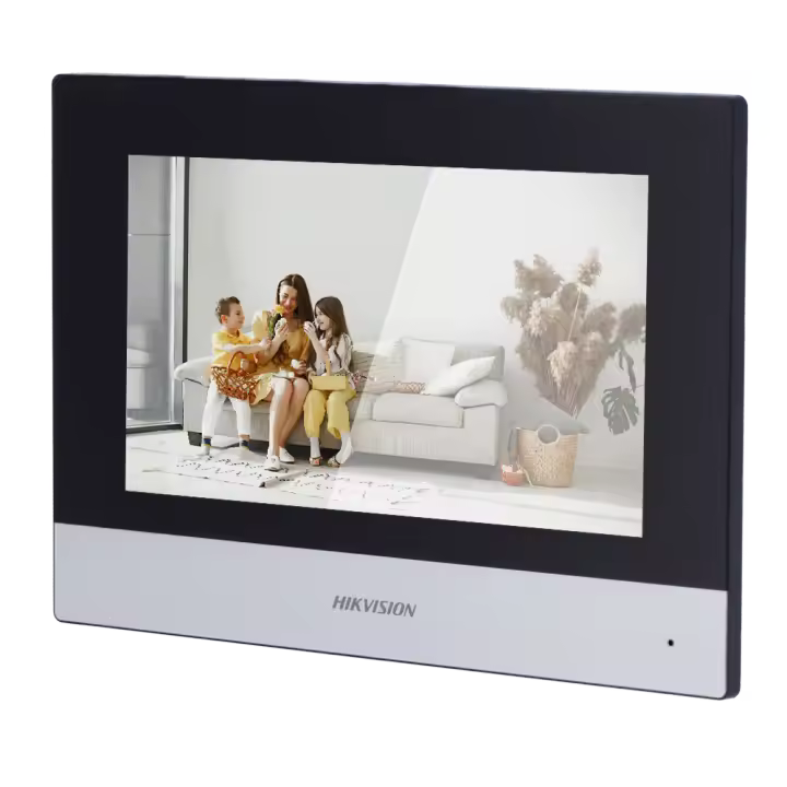 Monitor para videoportero - Pantalla TFT de 7" - Audio bidireccional - 2 hilos, WiFi, SIP - Ranura tarjeta microSD hasta 128 GB - Montaje en superficie - 1