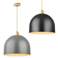 Lámpara Colgante De Madera Moderna E27 Soporte Sencillo Para Dormitorio Sala De Estar Comedor Barra Instalación Por Cordón - details 4