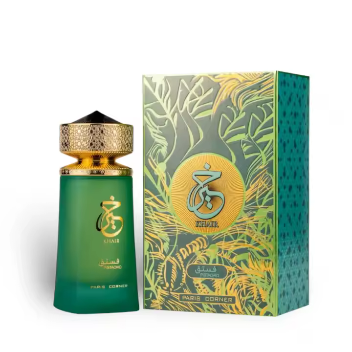 Khair Pistachio de Paris Corner Perfume árabe Dulce Unisex Elegante Dulce de Dubái - 100ml - 1