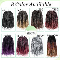 Extensiones De Cabello De Sintetico Pre-Enredado De 8 Pulgadas Para Mujeres Negras Crochet Redonda OMBRE Sin Químicos - details 4
