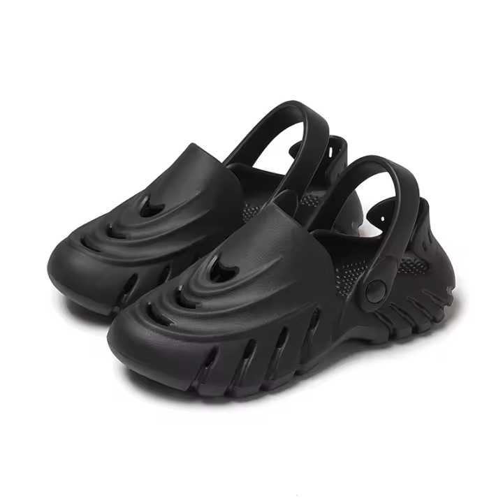 Sandalias Casuales Para Parejas Talla Grande Verano Resistente Al Agua Con Agujeros Suela Suave Dual Propósito Zapatillas - 1