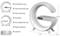 Lámpara De Escritorio RGB Controlada Por APP Con Altavoz Y Cargador Inalámbrico De 15W Estación De Carga Rápida Para iPhone 16 15 Samsung - details 4