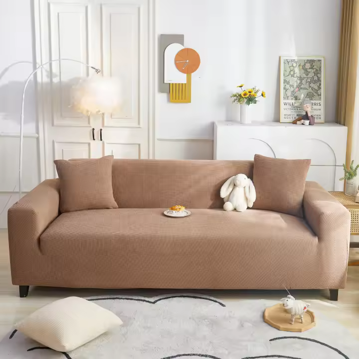Funda de sofá impermeable para sala de estar, cubierta elástica lavable y extraíble para mascotas y niños, Protector de muebles - 1