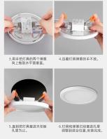 Luz De Techo LED Panel Ultrafina Ajustable 50mm-200mm Corte De Agujero Luz De Panel De Interior AC85-265V Fuente De Luz LED Aluminio - details 19