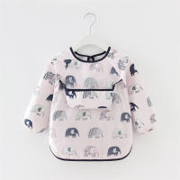Bebé Bibs Impermeables Con Mangas Largas Para Bebés Recién Nacidos Disfraz Inverso Ropa Protectora De Alimentación Para 0-2 Años Indumentaria Infantil Unisex Estilo Moda - details 1