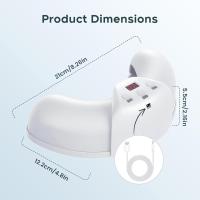 Secador de uñas portátil | Secador de uñas para decoración de uñas | Secador de uñas de gel portátil para arte de uñas, Secador de clip plegable, Secador portátil, Herramientas de arte de uñas, Plegable con luz, Secador de uñas para mujer - details 3