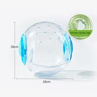 Bola De Ejercicio Para Hamsters Transparente Rueda De Correr Con Cuerda De Tracción Para Pequeños Animales De Compañía Suministros De Mascotas 14cm/18cm - details 10