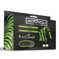 INTOYOU SET DE BONDAGE CON 5 PIEZAS QUE BRILLAN EN LA OSCURIDAD BDSM JUGUETES SEXUALES - details 0