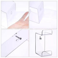 Soporte De Exhibición De Acrílico Para Auriculares Y Control De Juego Montaje En Pared Con Tornillos Pack De 1/2/4 Piezas - details 4