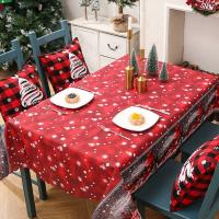 Mantel Rectangular De Navidad Impermeable Para Mesa De Comedor Decoración De Fiesta Del Año Nuevo Estilo Jacquard Tamaño Multi - details 1