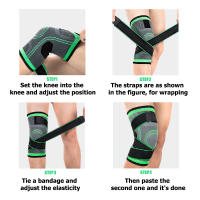 1 Pcs Protección De Rodilla Deportiva Soporte Para Artritis Y Juntas Compresión De Nylon Para Hombres Y Mujeres Protector De Rodilla Para Fitness - details 8