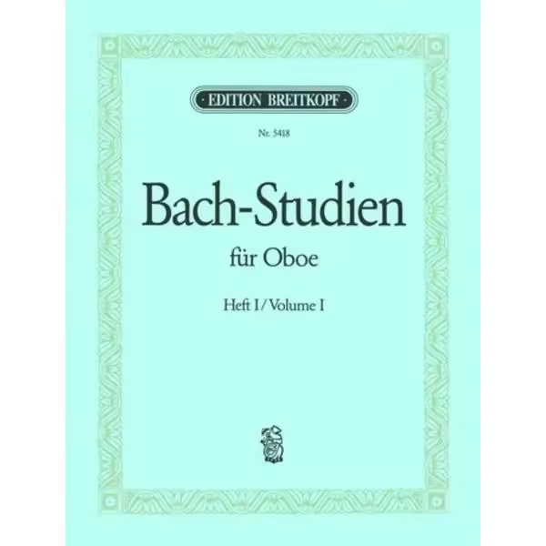 Bach, Johann S.. Bach-Studien für Oboe Heft 1 - 1