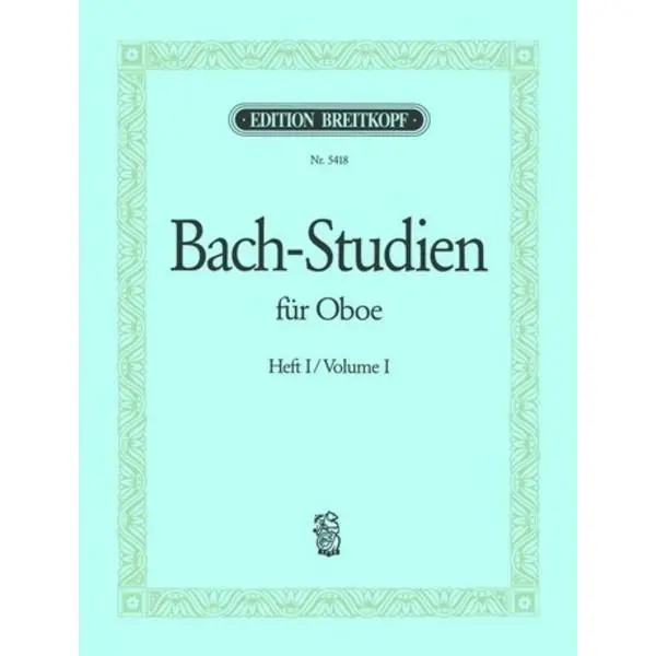 Bach, Johann S.. Bach-Studien für Oboe Heft 1 - 1