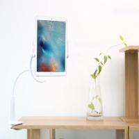 TEMCO Soporte Tablet Cama Soporte movil Brazo con Cuello de Cisne para Tableta en la Cama para iPad/teléfono móvil/Switch/Iphonex/Android/Smartphone Kindle, 80 cm de Longitud Total, Blanco azul - details 2