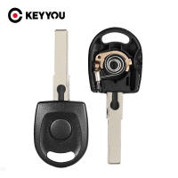Carcasa De Llave Transponder KEYYOU Para VW Volkswagen Passat HU66 Con Luz Y Batería Pieza De Repuesto ABS - details 0