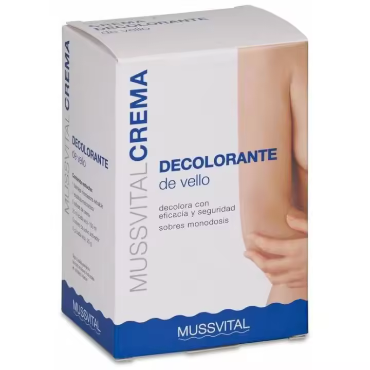 Mussvital Crema Decolorante 100Gr Sobres Monodosis - 1
