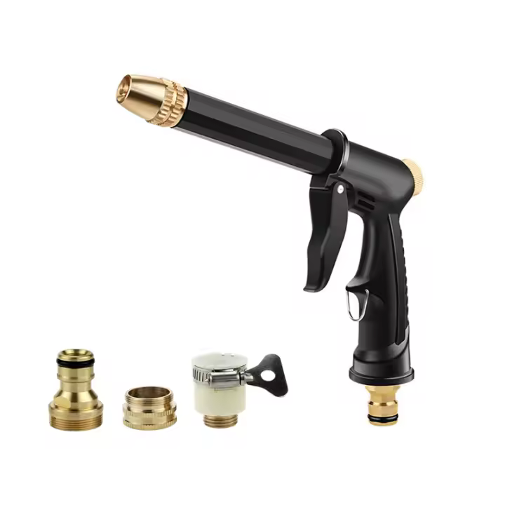 Accesorios De Riega Jardín Gun De Agua De Alta Presión Para Lavar Coche Herramientas De Jardinado Sprinkler Para Macetas - 1
